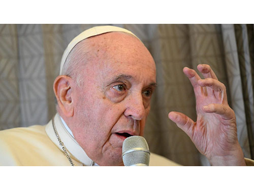 Popiežius: sunku kalbėtis su tais, kurie pradėjo karą, bet kalbėtis reikia